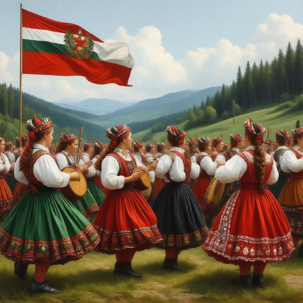 AI-created image of Belarusians