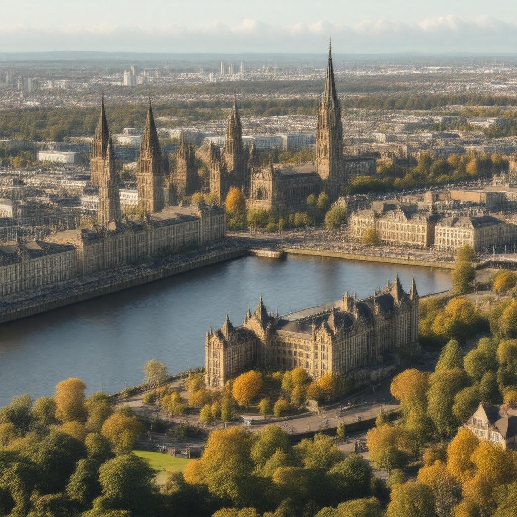 AI-created image of Belfast
