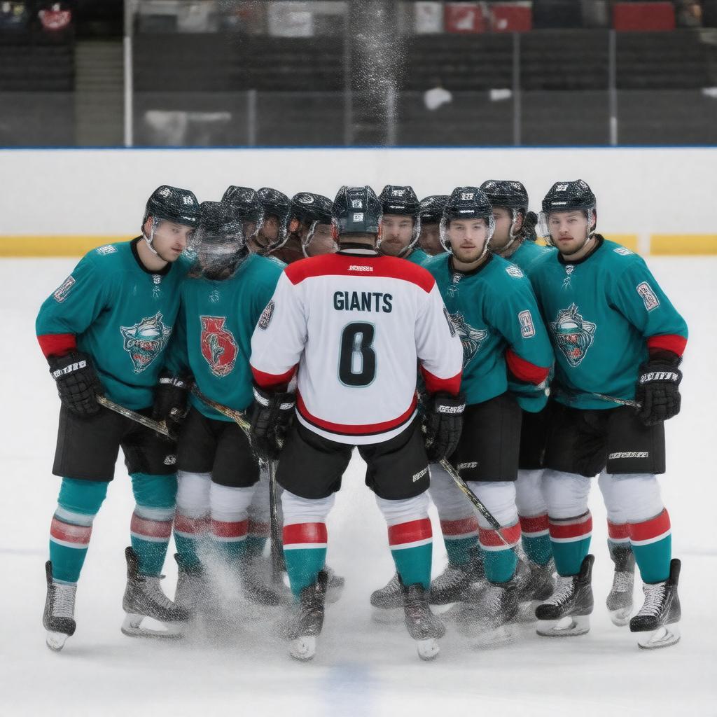 Click to view larger image AI-created image of Belfast Giants