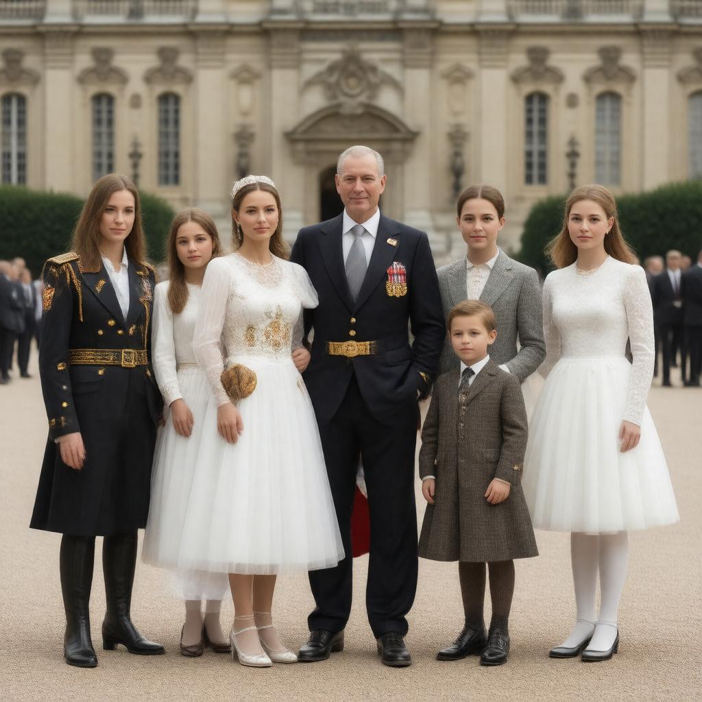 AI-created image of Belgian Royal Family