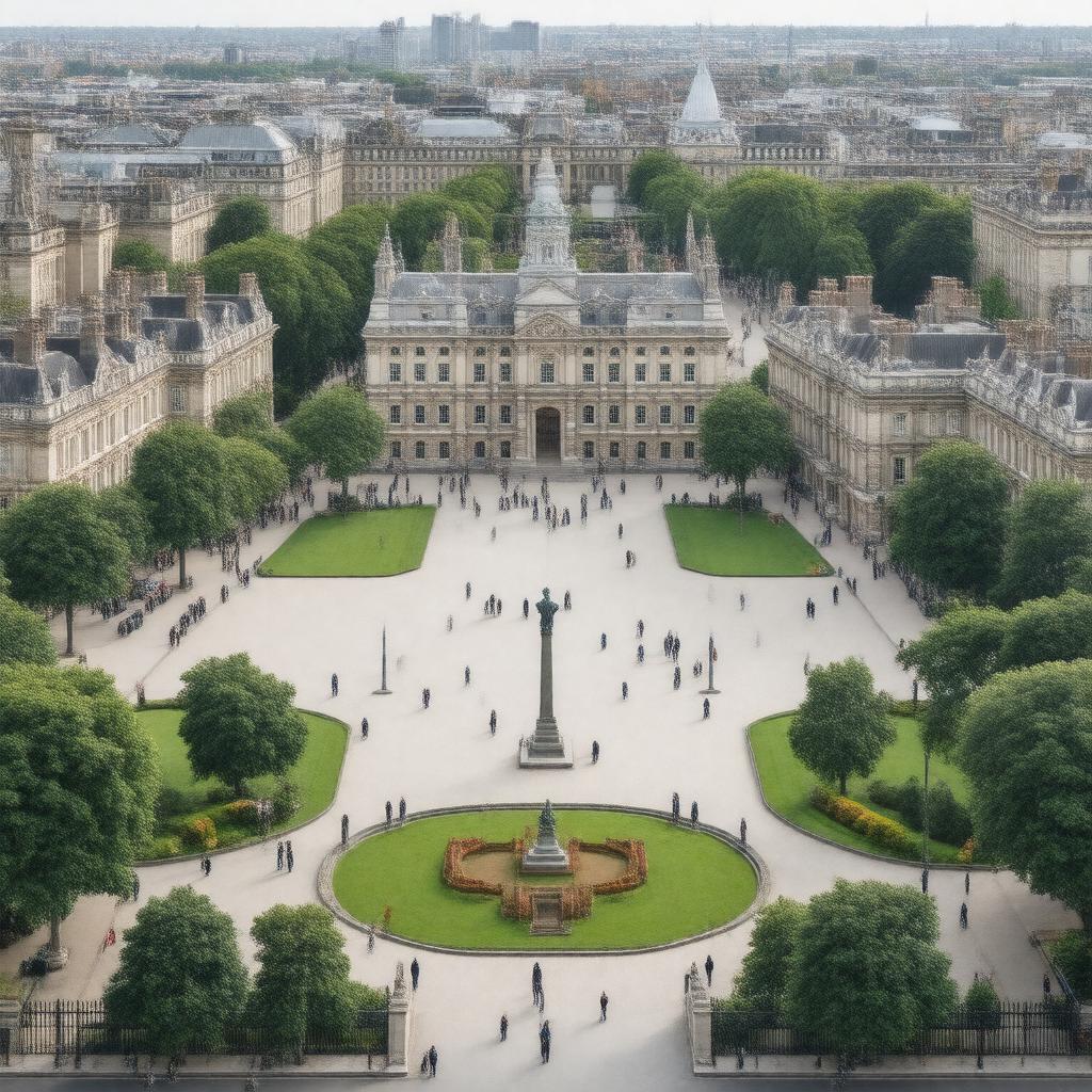 AI-created image of Belgrave Square