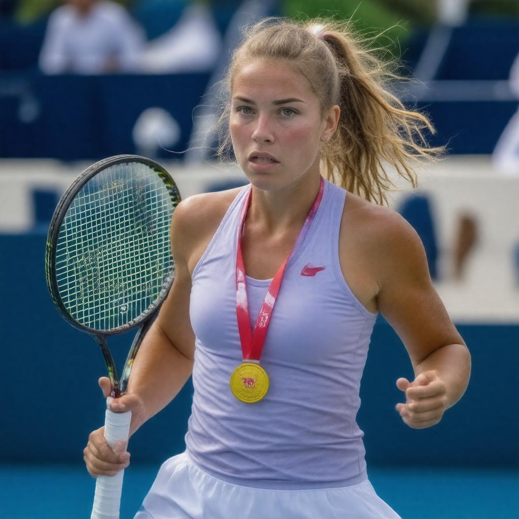 AI-created image of Belinda Bencic