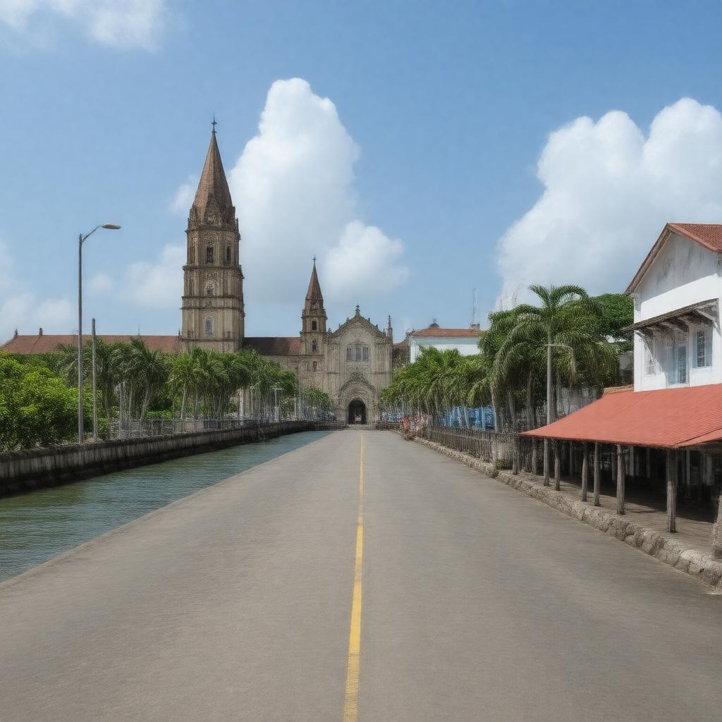 AI-created image of Belize City