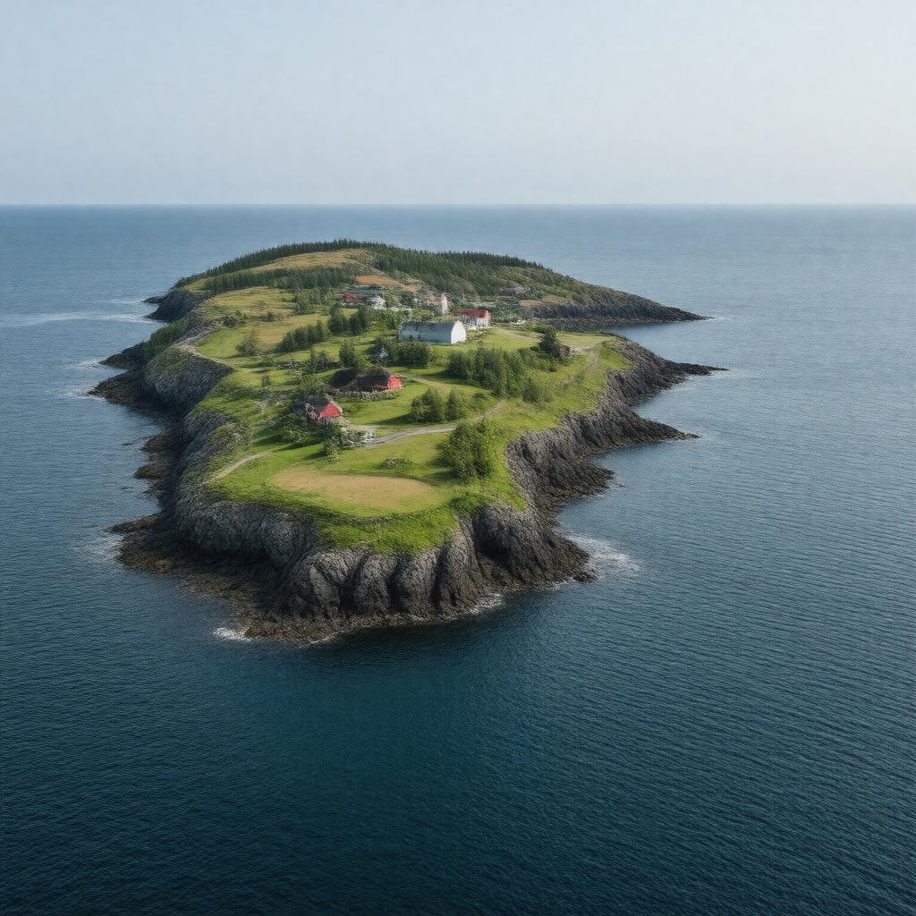 AI-created image of Bell Island
