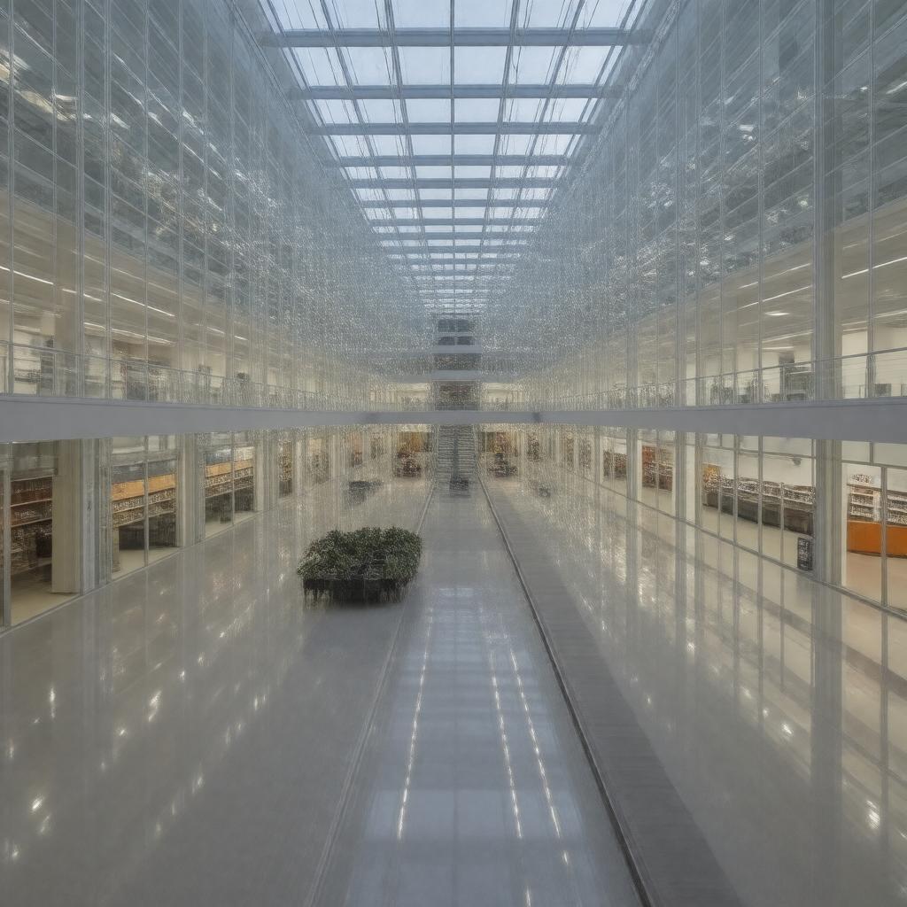 AI-created image of Bell Labs Holmdel Complex