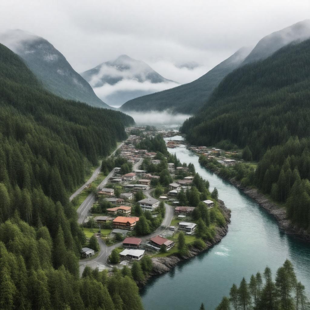 AI-created image of Bella Coola