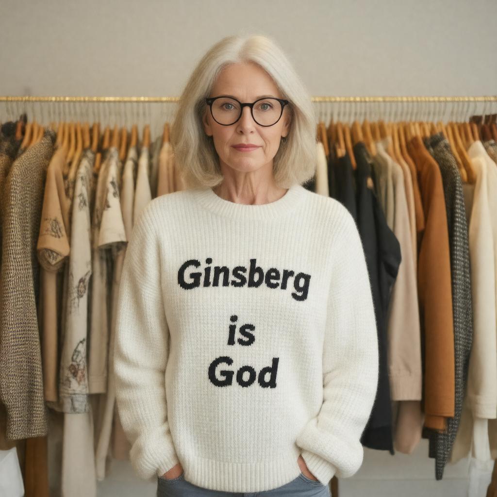 AI-created image of Bella Freud