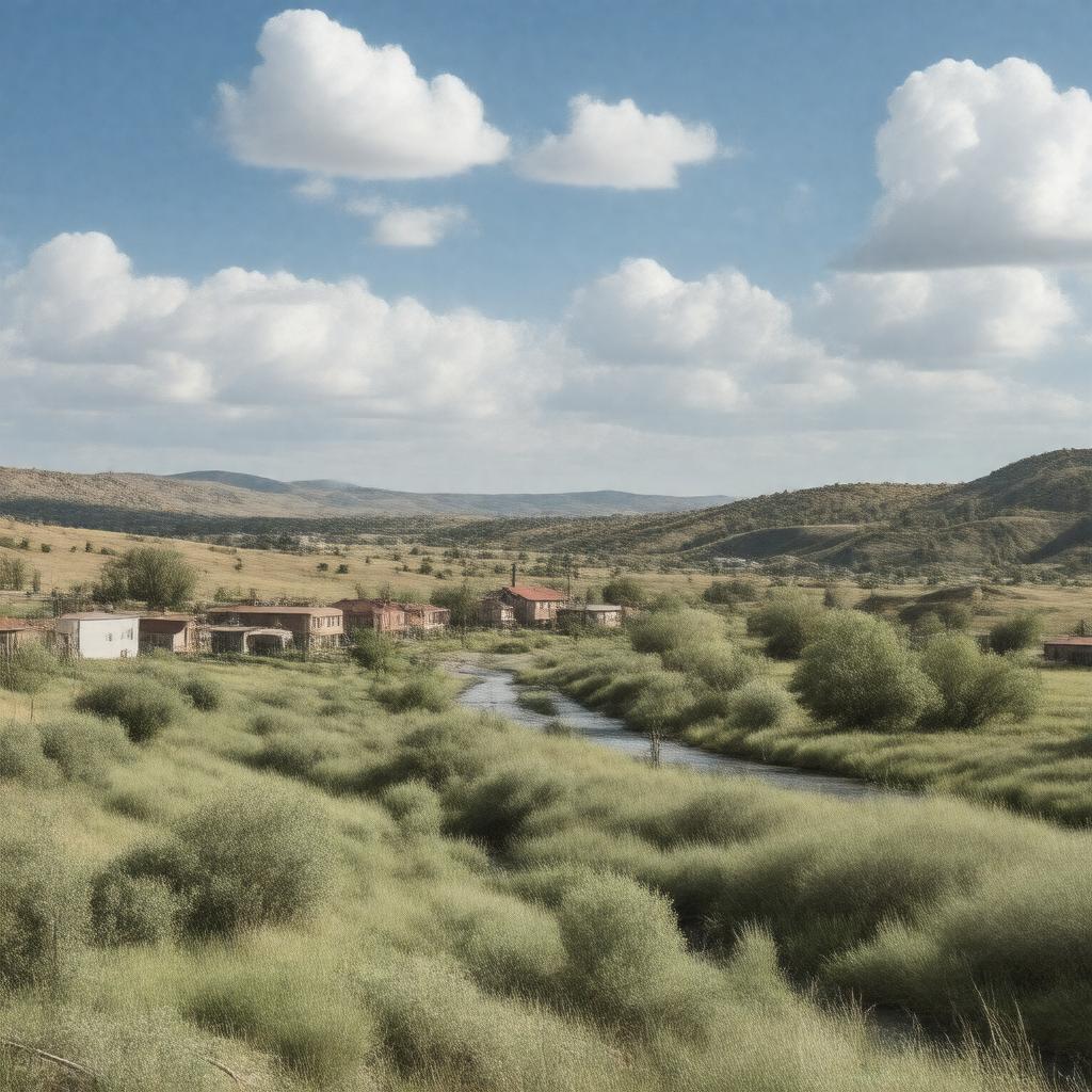 AI-created image of Belle Fourche, South Dakota