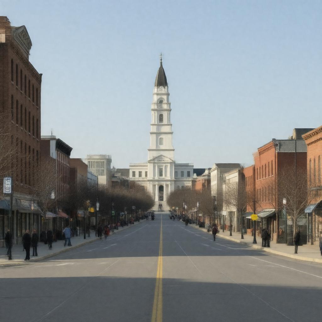 AI-created image of Belleville, Illinois, United States