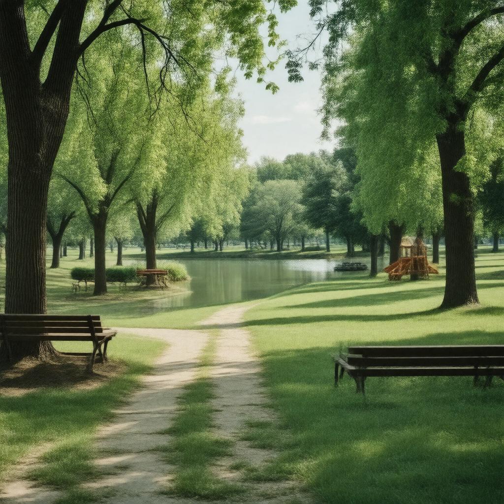AI-created image of Bellevue Park