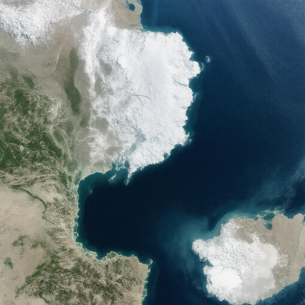 AI-created image of Bellingshausen Sea