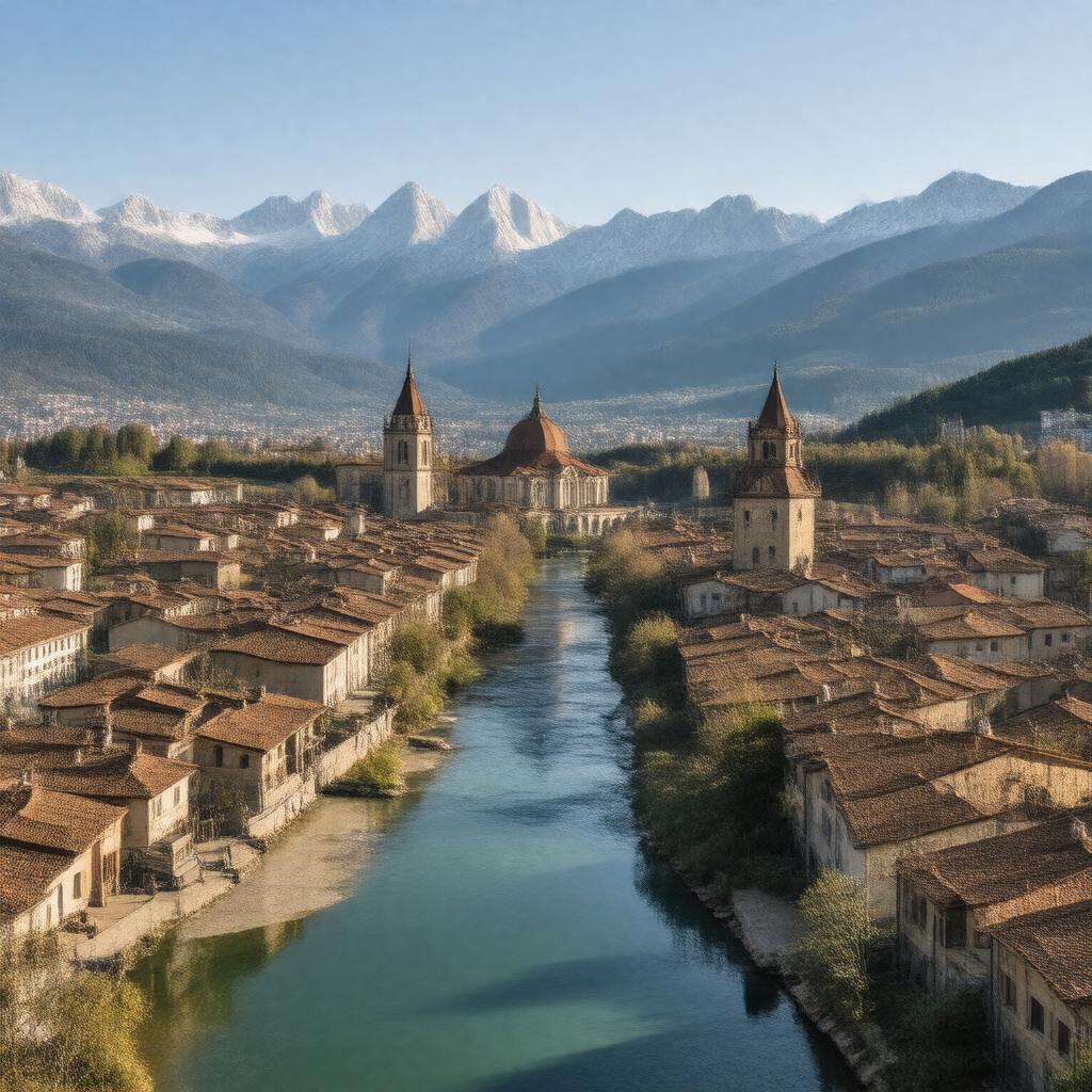 AI-created image of Belluno, Italy