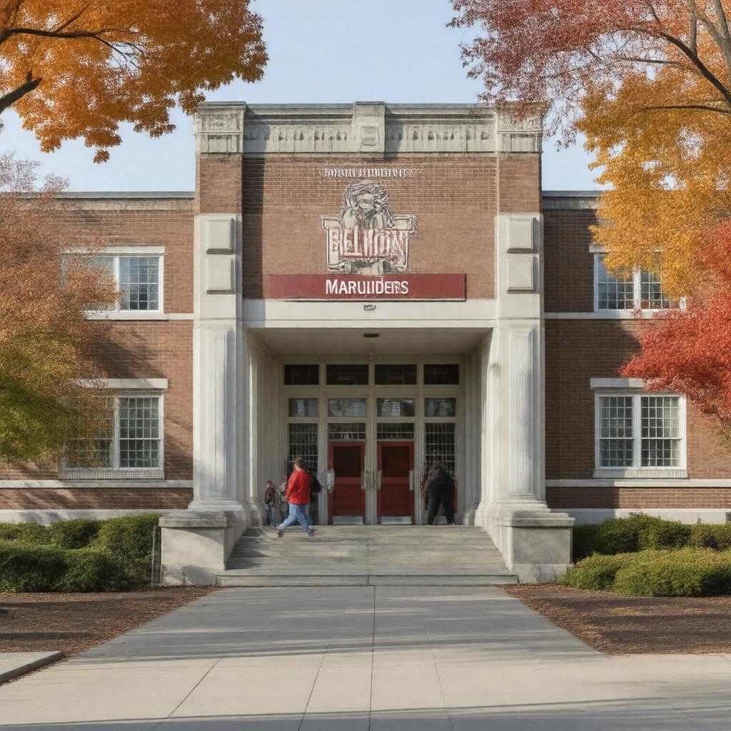 AI-created image of Belmont High School