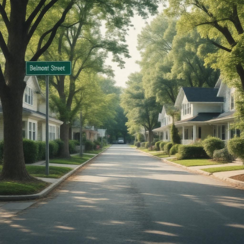 AI-created image of Belmont Hill