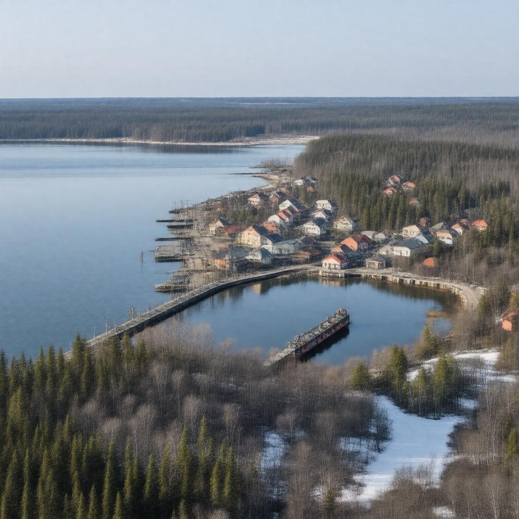 AI-created image of Belomorsk