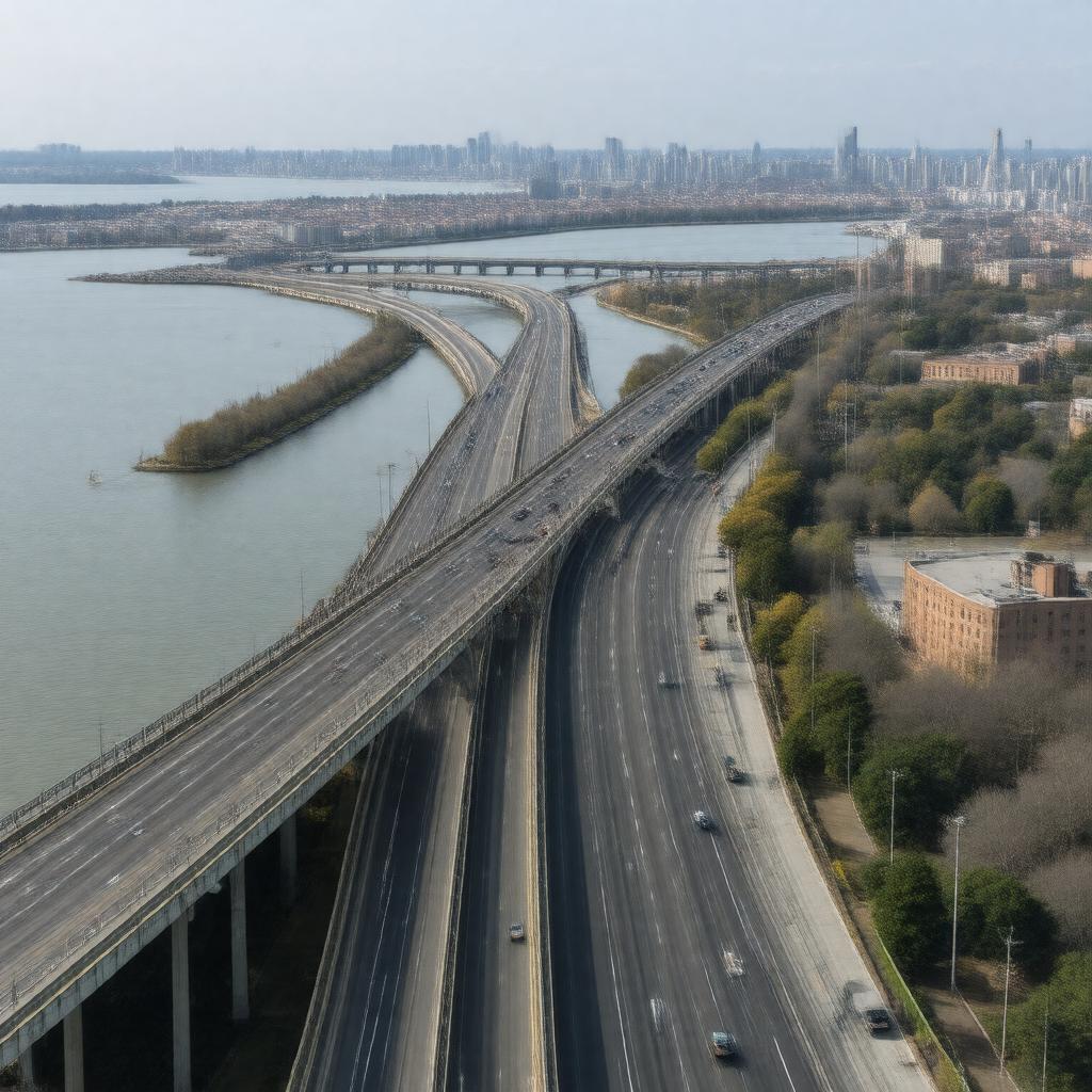 AI-created image of Belt Parkway