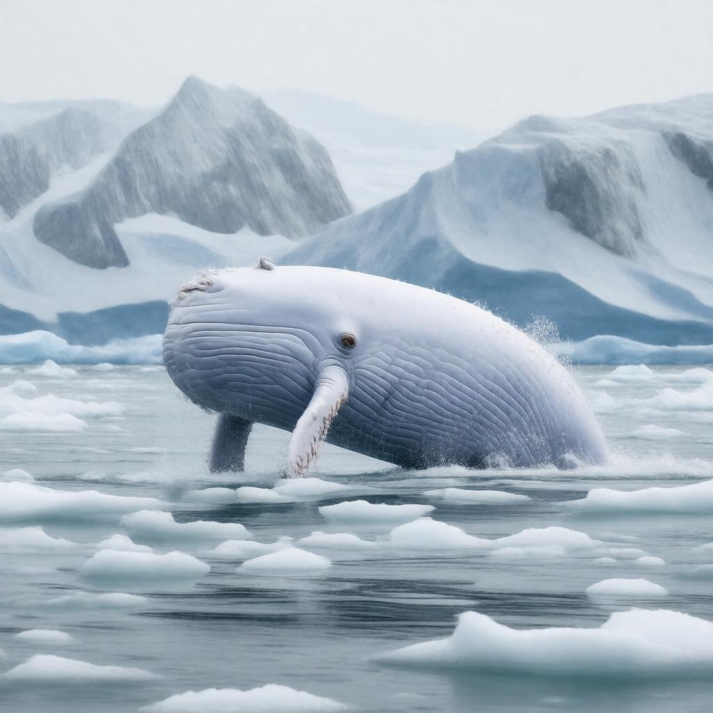 AI-created image of Beluga whale