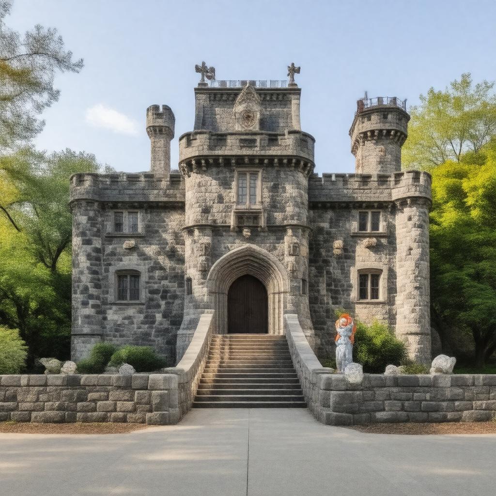 AI-created image of Belvedere Castle
