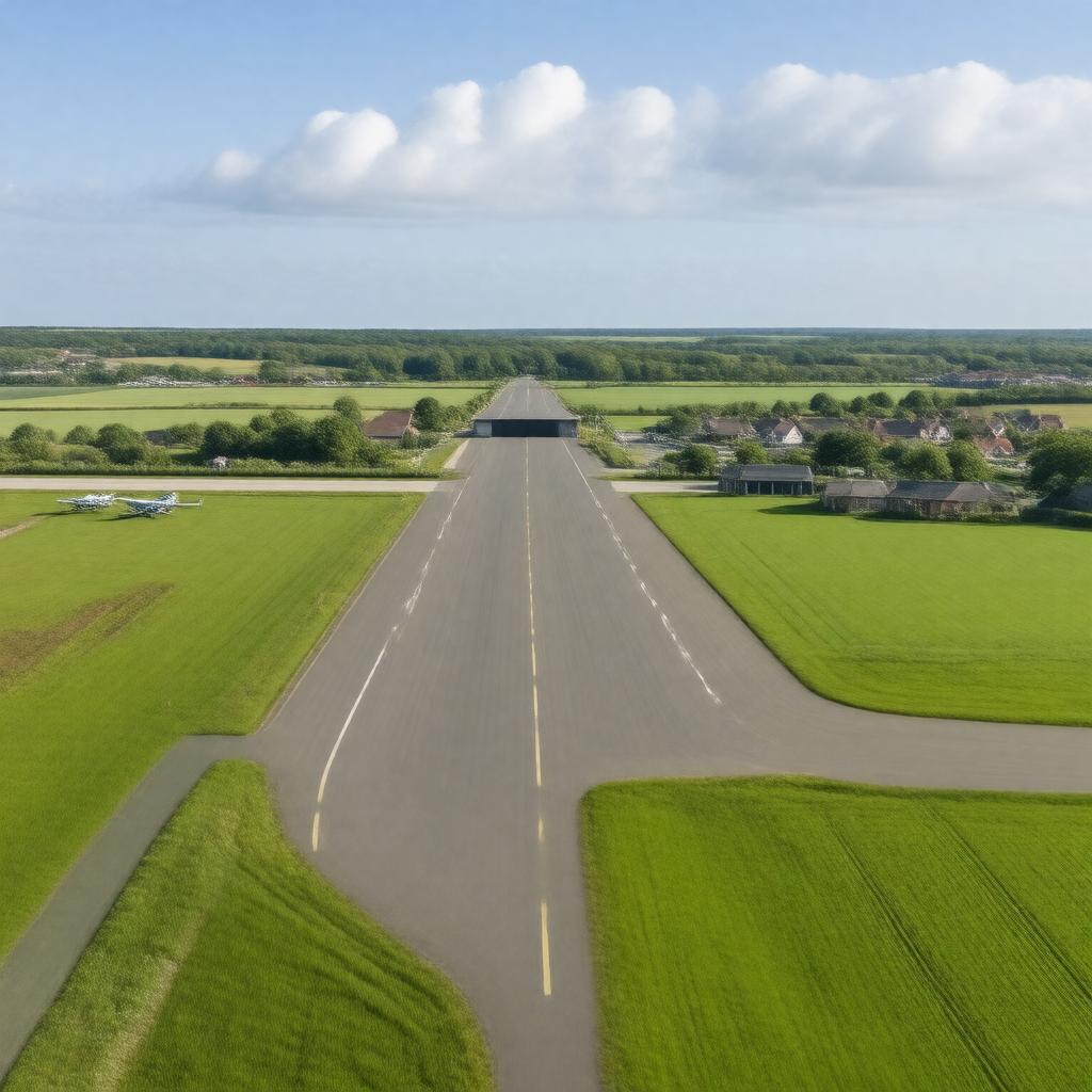 Click to view larger image AI-created image of Bembridge Airport