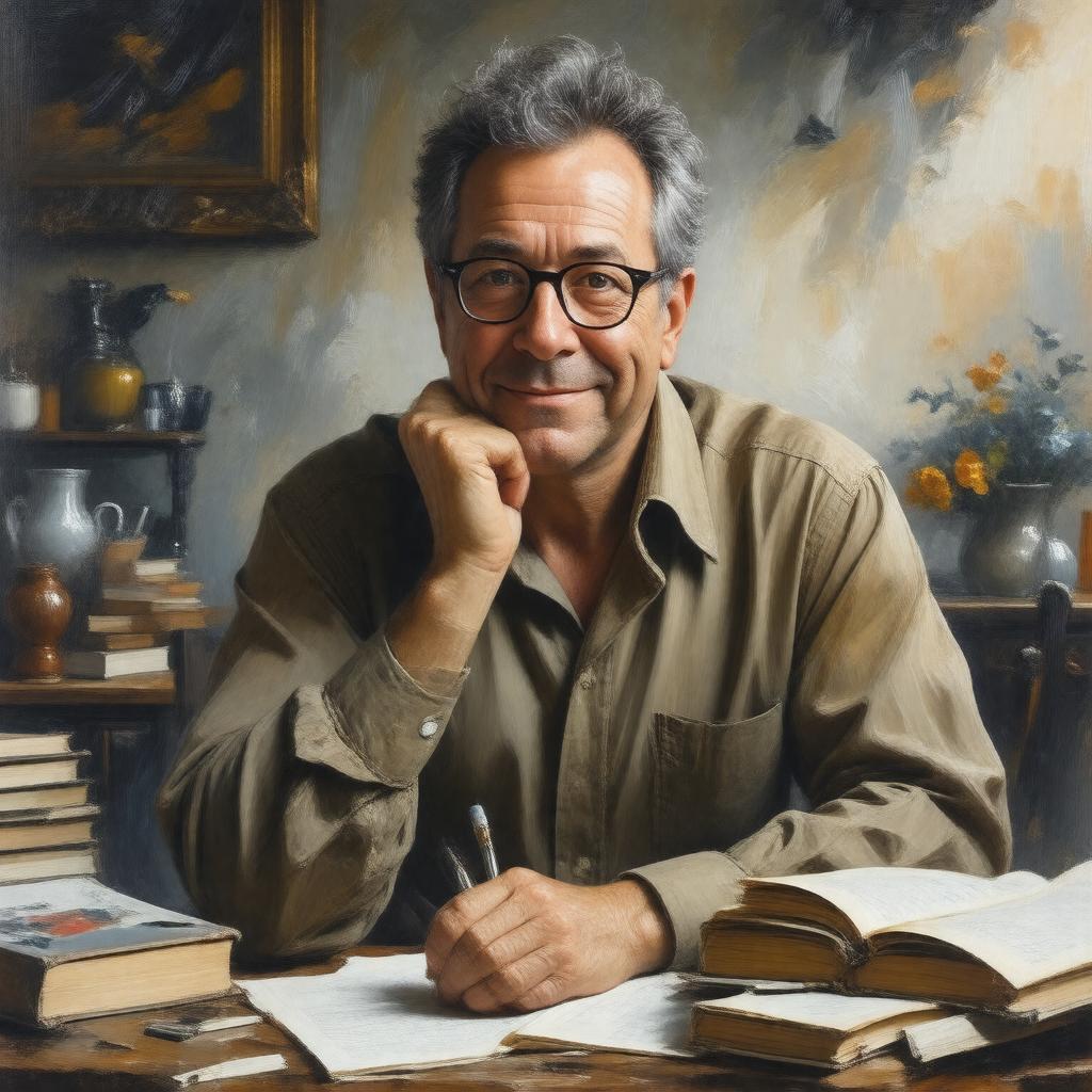 AI-created image of Ben Elton