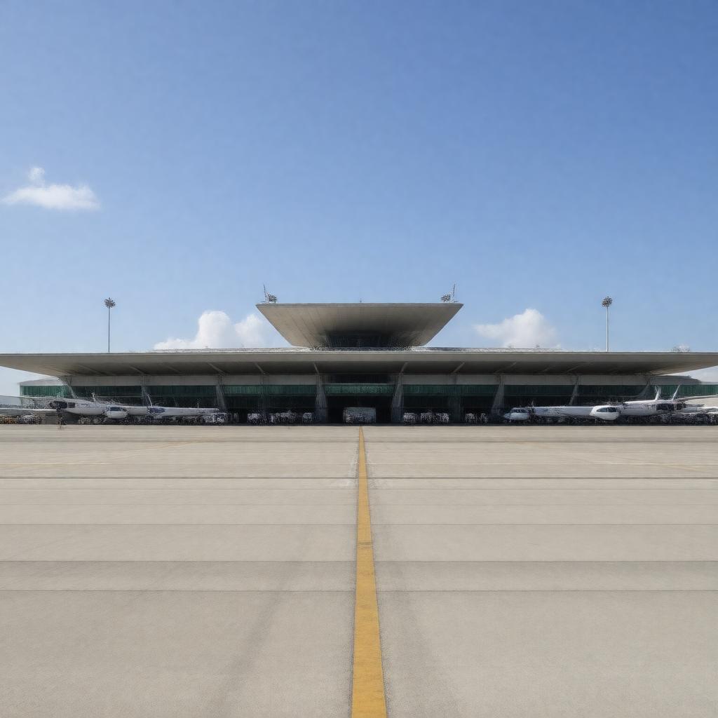 AI-created image of Ben Gurion Airport