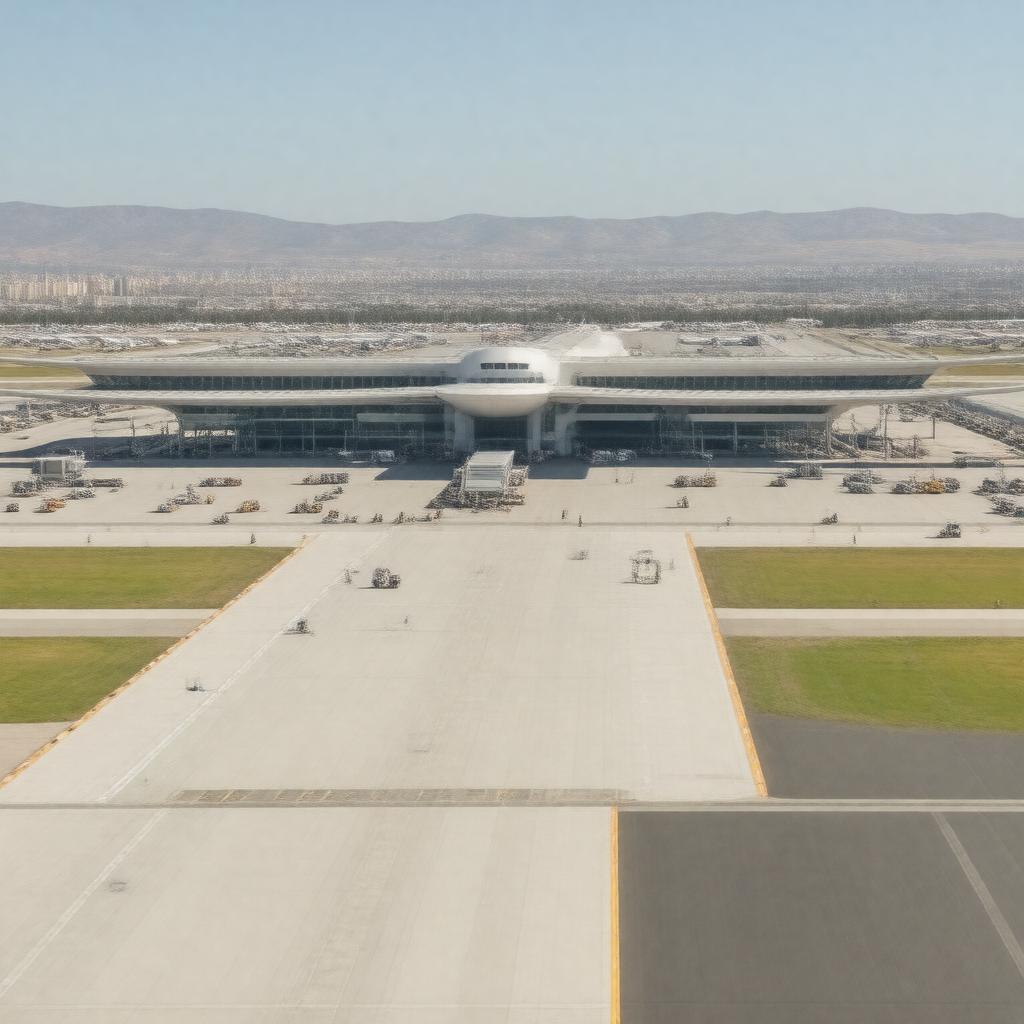 AI-created image of Ben Gurion Airport, Israel