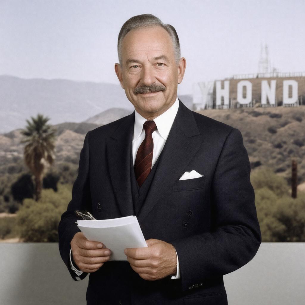 AI-created image of Ben Hecht