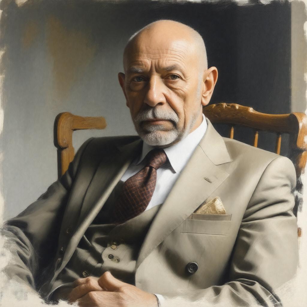 AI-created image of Ben Kingsley