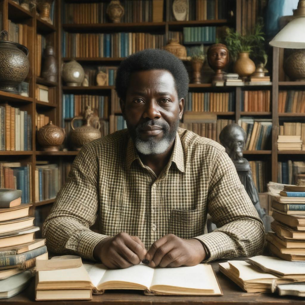 AI-created image of Ben Okri