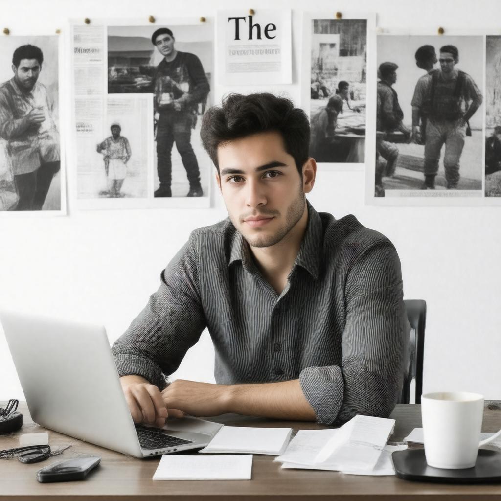 AI-created image of Ben Taub