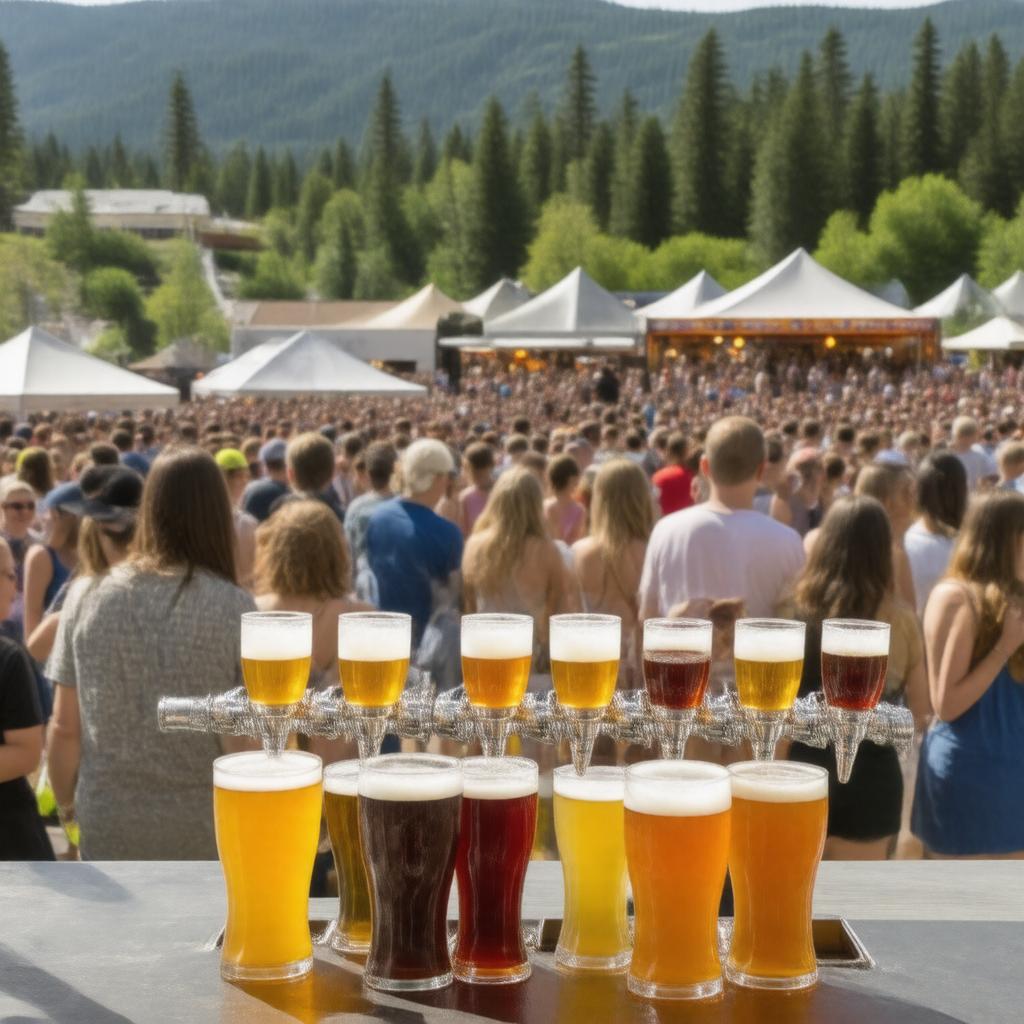 Click to view larger image AI-created image of Bend Brewfest