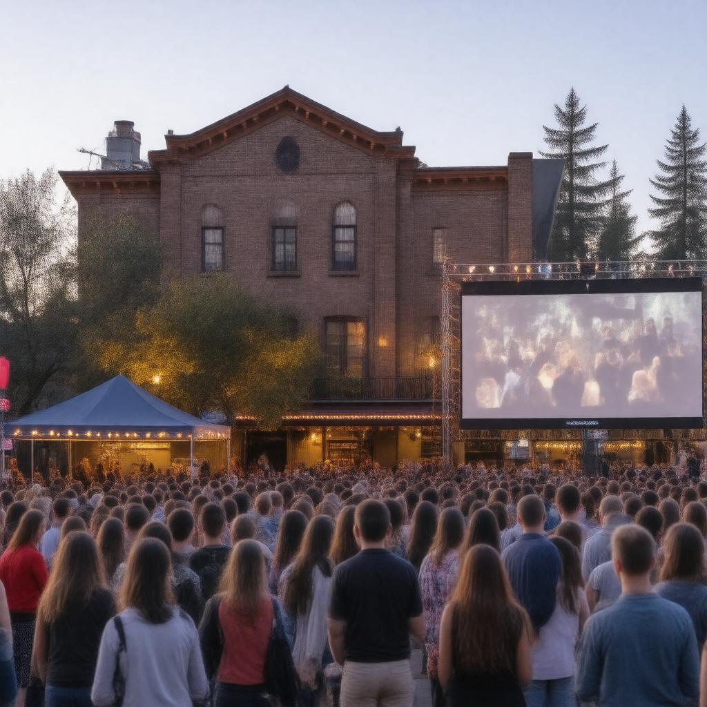 Click to view larger image AI-created image of Bend Film Festival