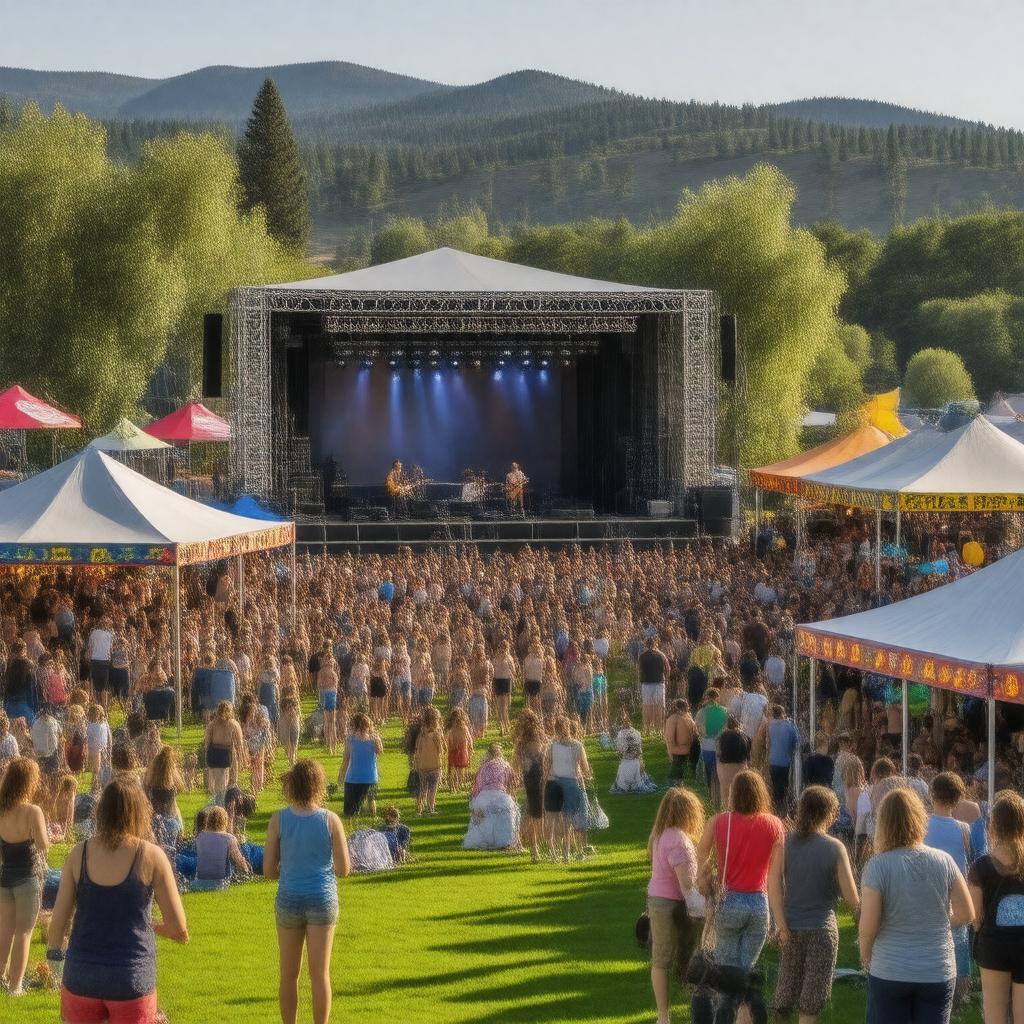 Click to view larger image AI-created image of Bend Summer Festival