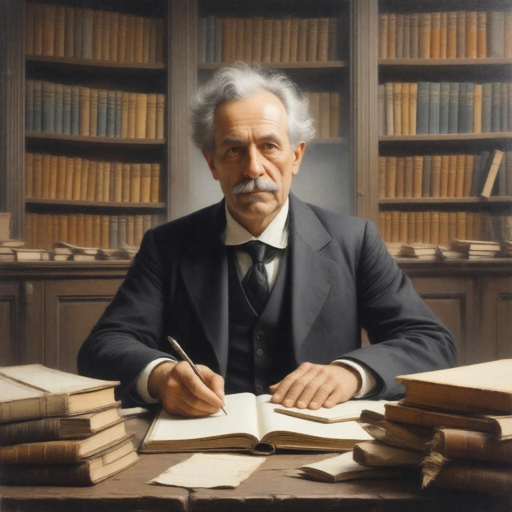 AI-created image of Benedetto Croce