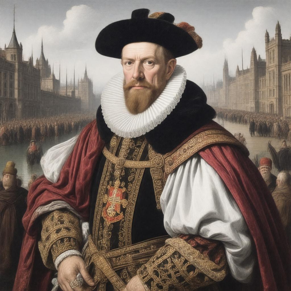 AI-created image of Benedict Barnham