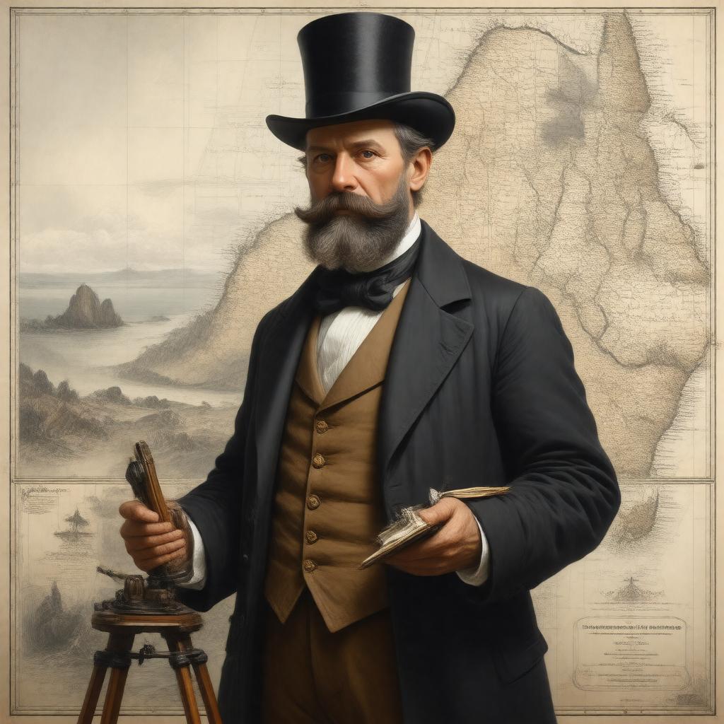 Click to view larger image AI-created image of Benjamin Babbage