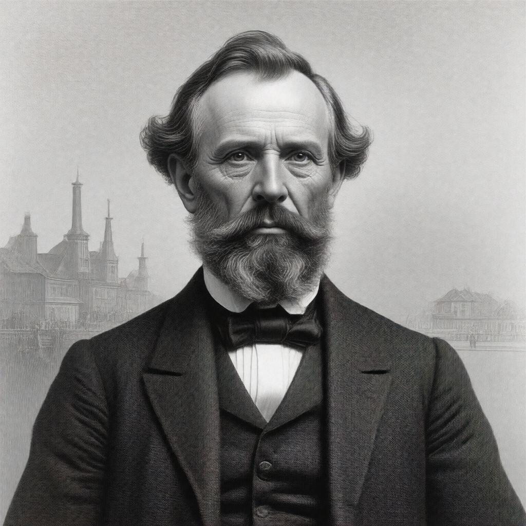 Click to view larger image AI-created image of Benjamin Bates