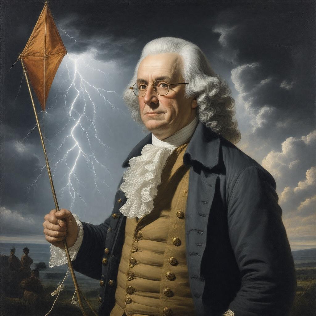 AI-created image of Benjamin Franklin