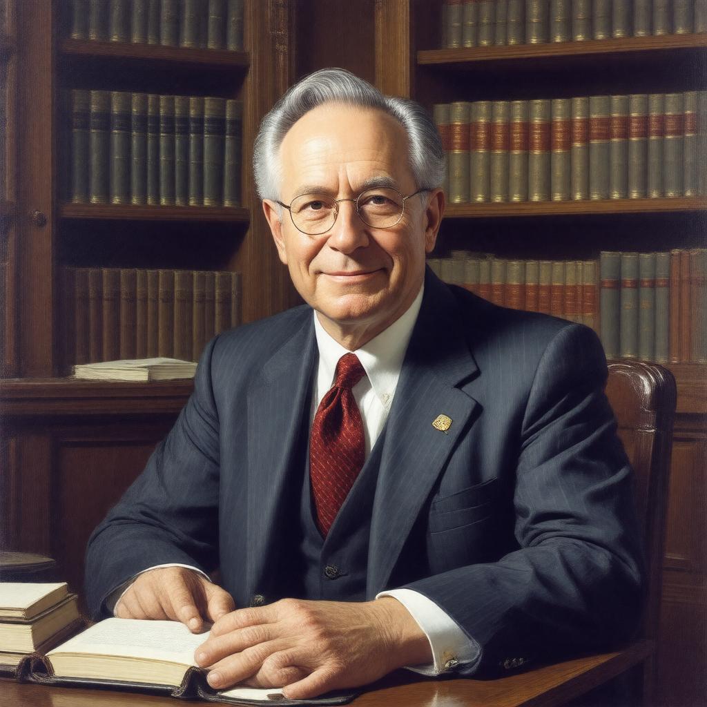 AI-created image of Benjamin Friedman