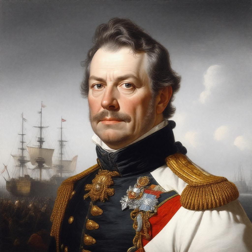 Click to view larger image AI-created image of Benjamin Hallowell