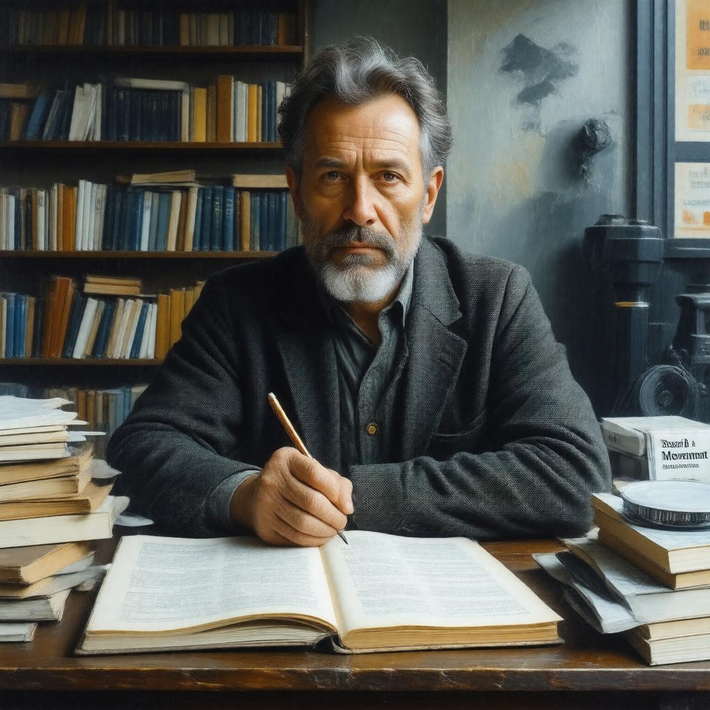 AI-created image of Benjamin Hedin