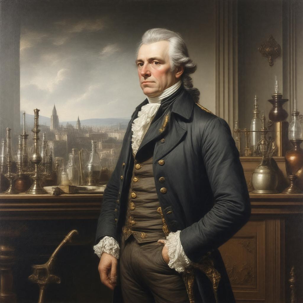AI-created image of Benjamin Thompson