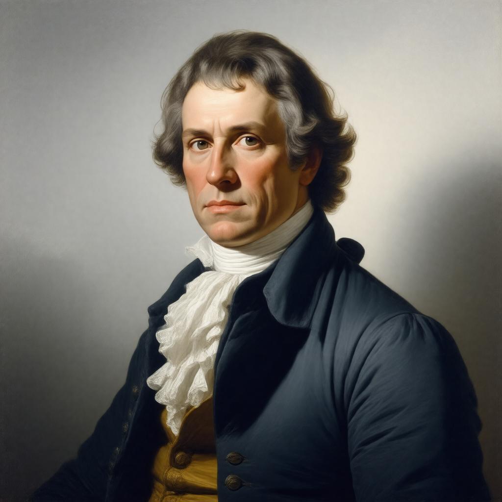 AI-created image of Benjamin West