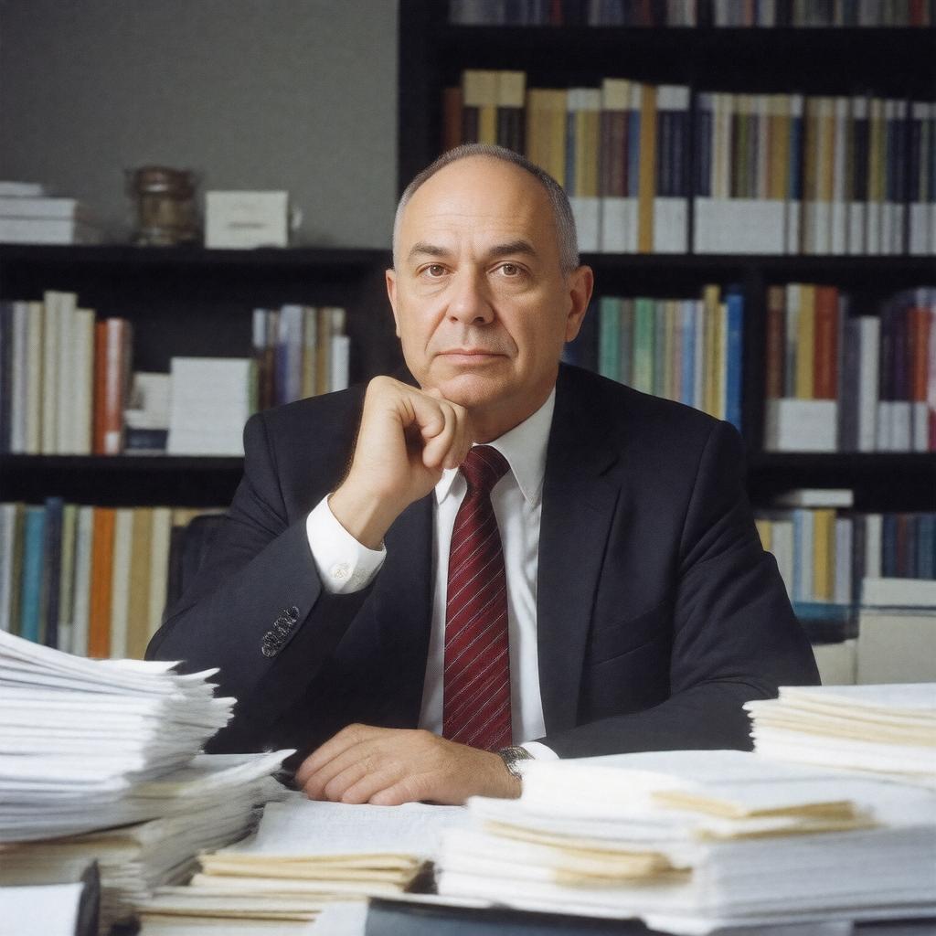 Click to view larger image AI-created image of Benjamin Wittes