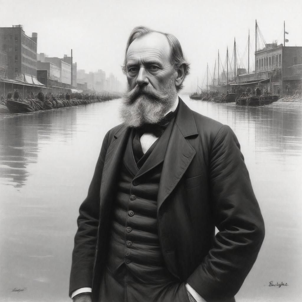 AI-created image of Benjamin Wright