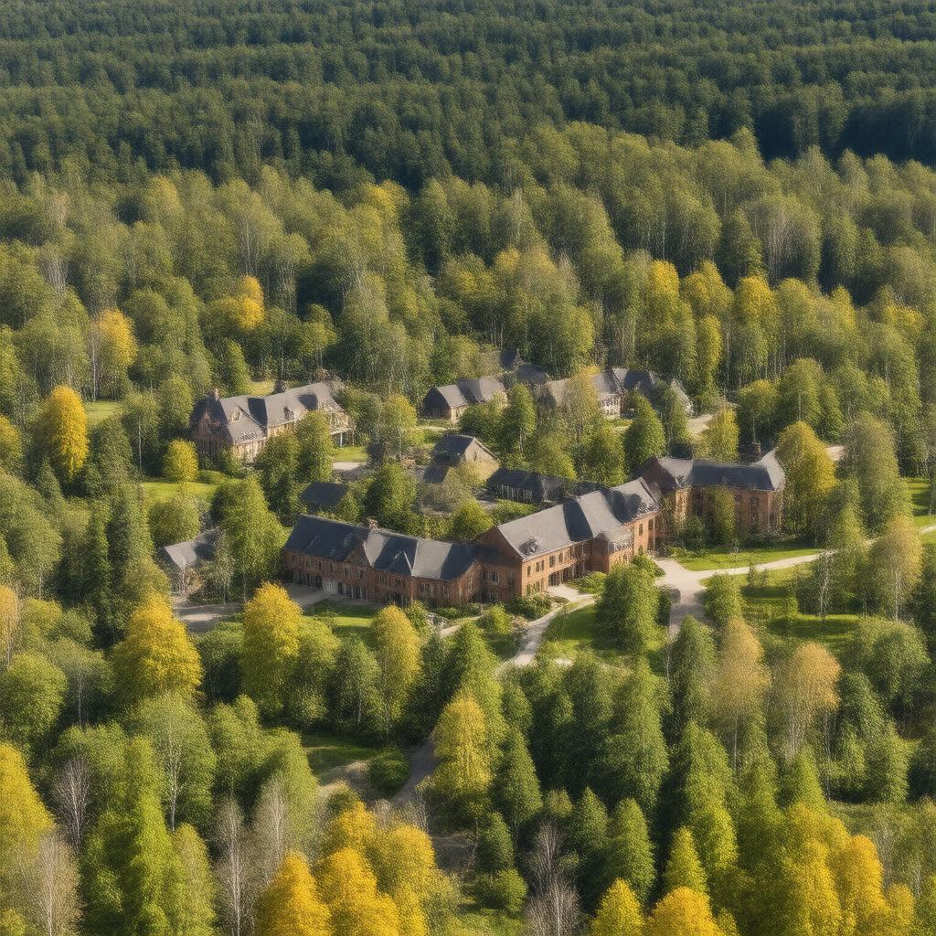 AI-created image of Bennington College