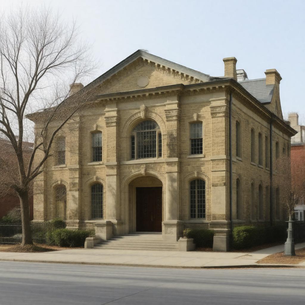 AI-created image of Bentley Historical Library