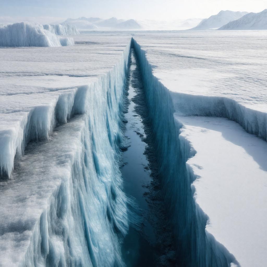 AI-created image of Bentley Subglacial Trench