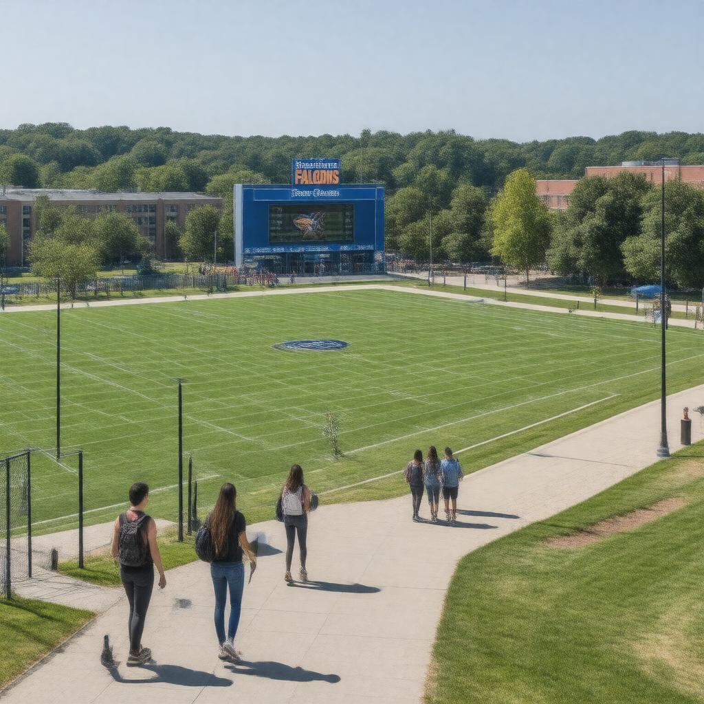 AI-created image of Bentley University