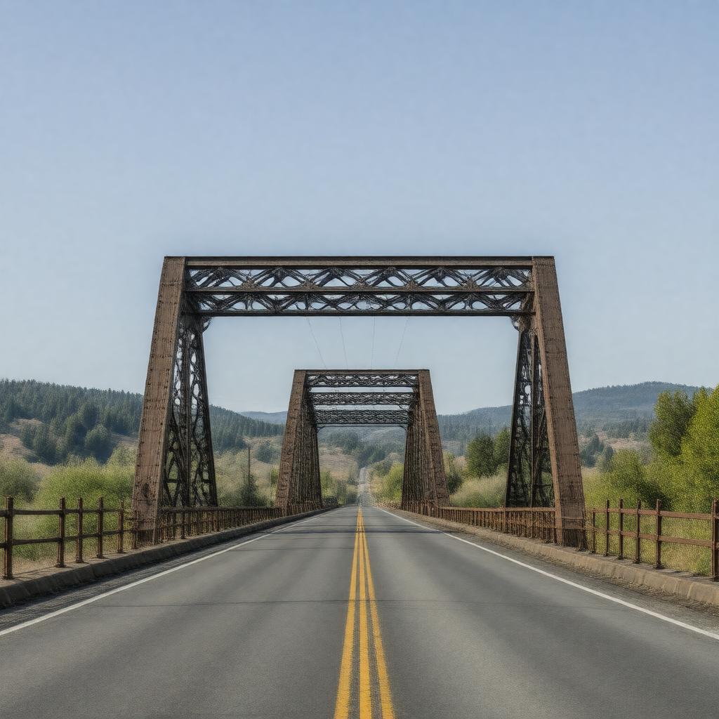 AI-created image of Benton City-Kiona Bridge